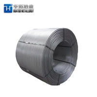 Steelmaking Deoxidizer SiAlBaCa Cored Wire/SiCa Cored Wire China -6