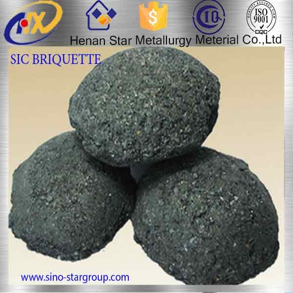 China Manufacture Silicon Carbide Briquette As Deoxidizer in steelmaking