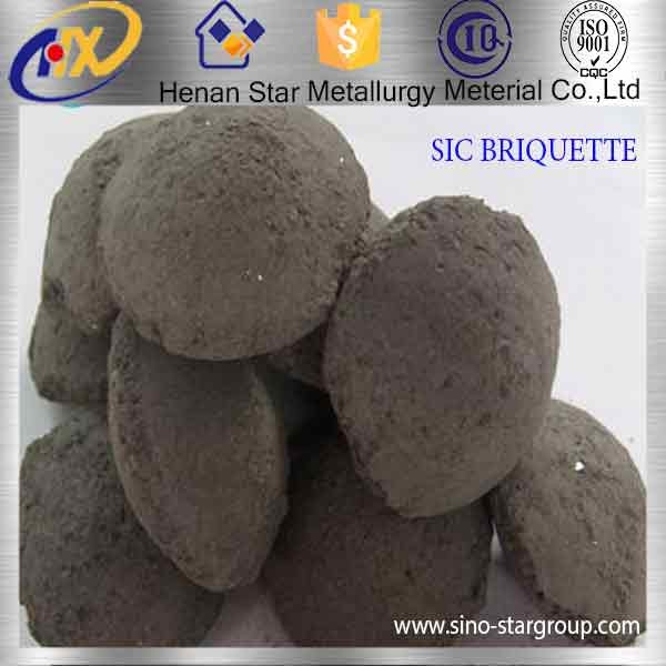 China Manufacture Silicon Carbide Briquette As Deoxidizer in steelmaking