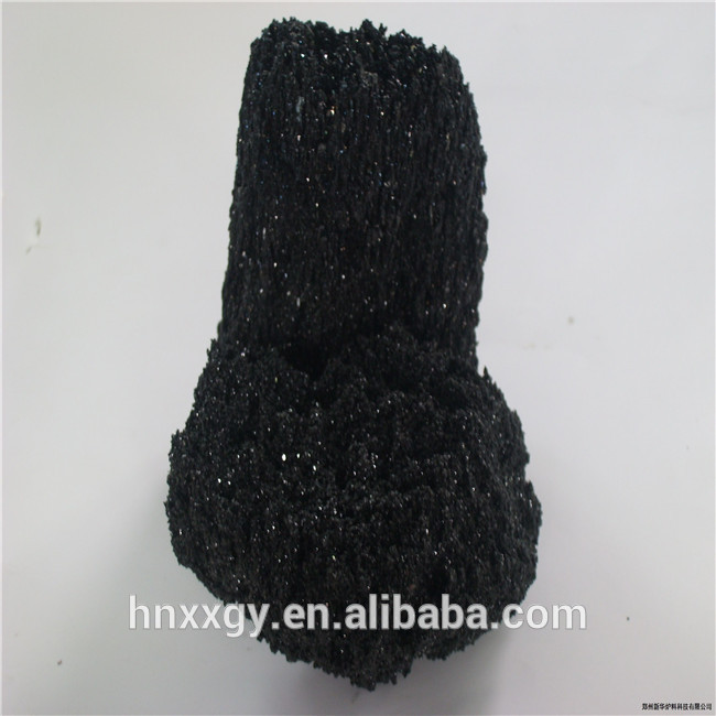 henan new launched pure black silicon carbide for refractory and iron steel application