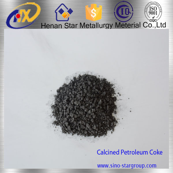 High carbon and low density calcined petroleum coke