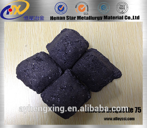 China supply Ferrosilicon/Fe Si/FeSi briquettes with various grades
