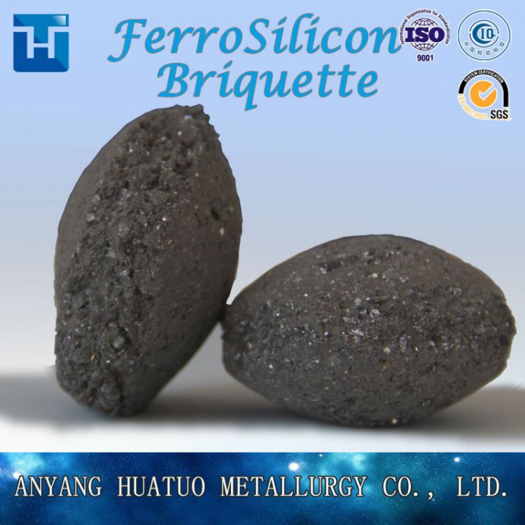 Mineral Ferro Silicon ,FeSi 75/72# Briquette/ball China Factory -2