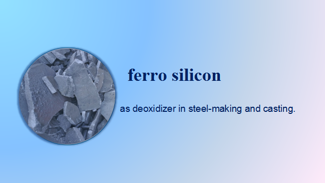Ferro silicon plant produces good price deoxidizer silicon
