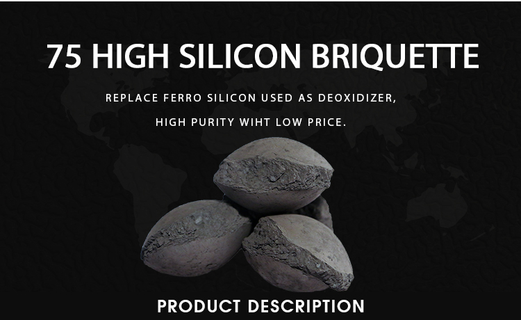 Eternal sea 75 silicon ball shape/silicon briquette or lump/fesi75%