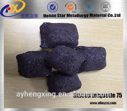 China supply Ferrosilicon/Fe Si/FeSi briquettes with various grades