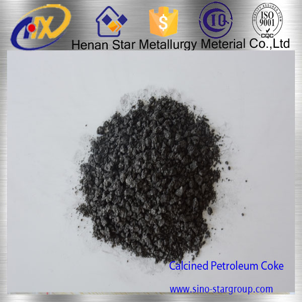 High carbon and low density calcined petroleum coke