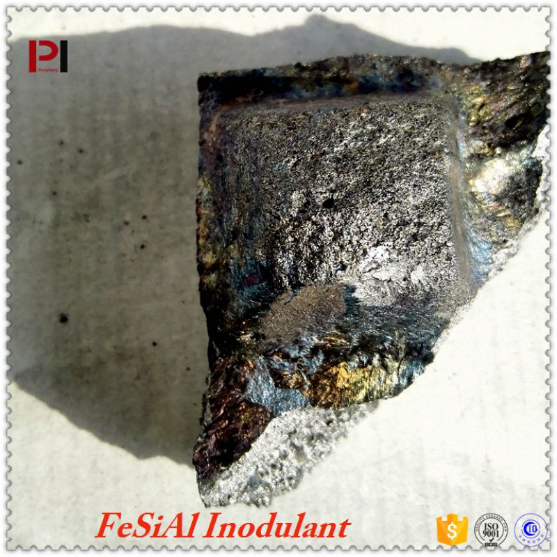 China Steelmaking Inoculant Ferro Silicon Aluminium  FeSiAl  Fe Si Al