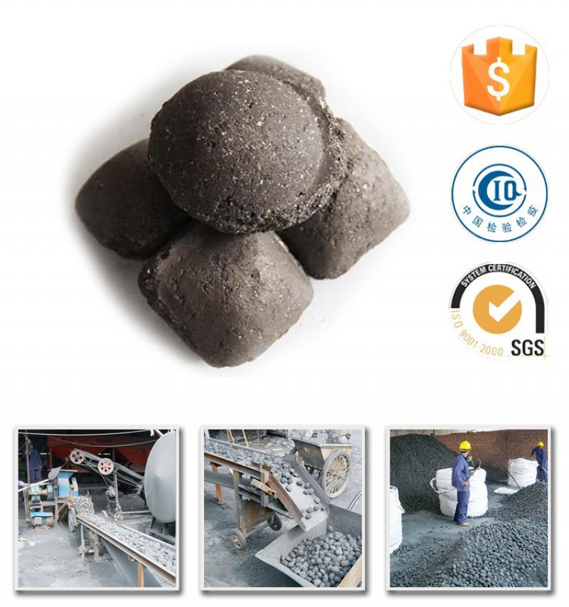 high quality high carbon ferro silicon manganese briquette slag