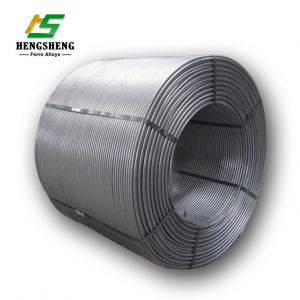export product ferro calcium silicon cored wire / casi cored wire for steelmaking